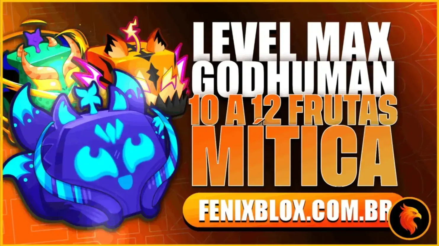 ✨🍎 2800 + GHM  + 10 Á 12 FRUTAS MÍTICAS + FRUTAS LENDARIAS + ITENS E ESPADAS