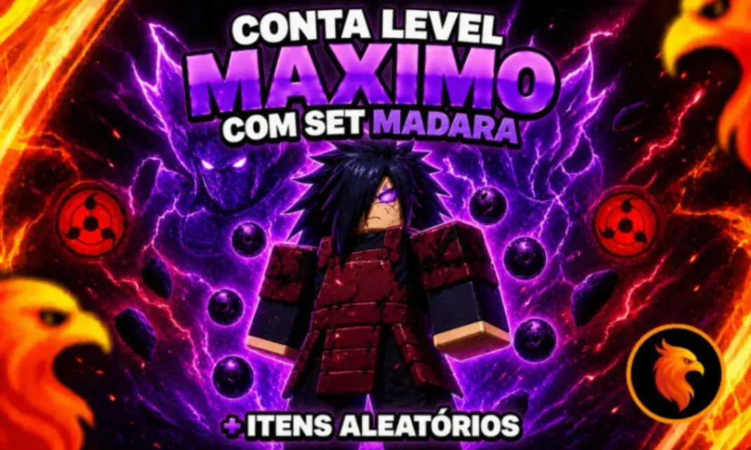 🏆 CONTA LEVEL 16000 🏆 + MADARA SET + RANDOM ITENS