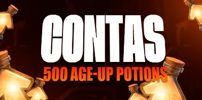 🧪 CONTA 🧪 500 AGE-UP POTIONS + 280k BUCKS + PET ALEATORIOS