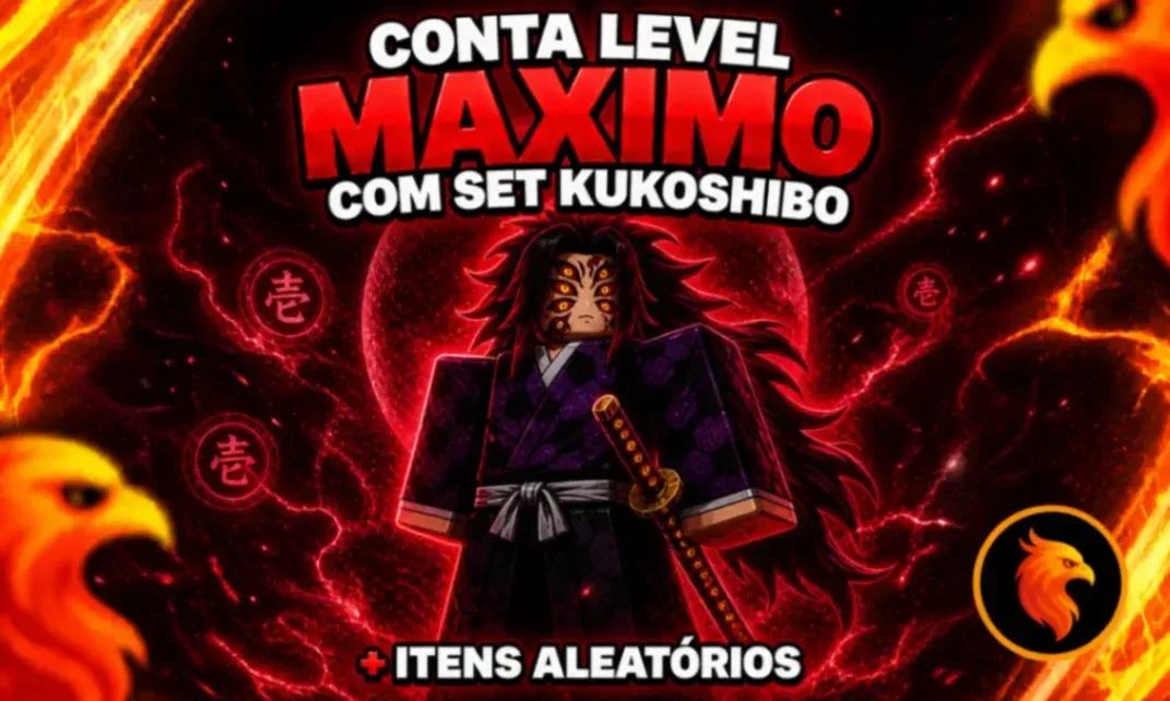 🏆 CONTA LEVEL 16000 🏆 + KUKOSHIBO SET + RANDOM ITENS