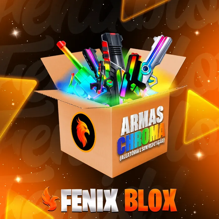 🌈 3x CHROMA ARMA ALEATÓRIA (SEM REPETIÇÃO) 🌈